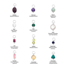 Load image into Gallery viewer, Gem Drop Birthstone Charm (-Decemeber)
