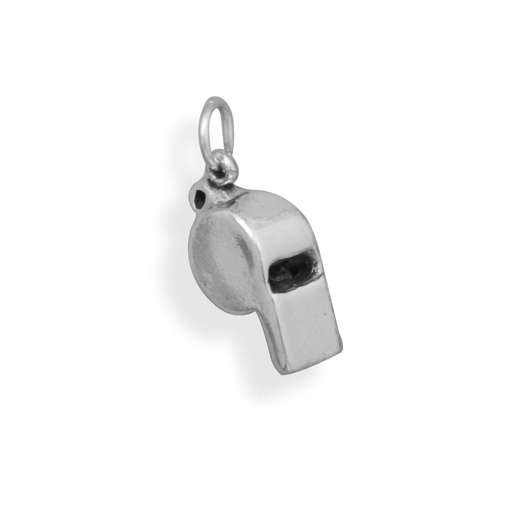 Oxidized Whistle Charm