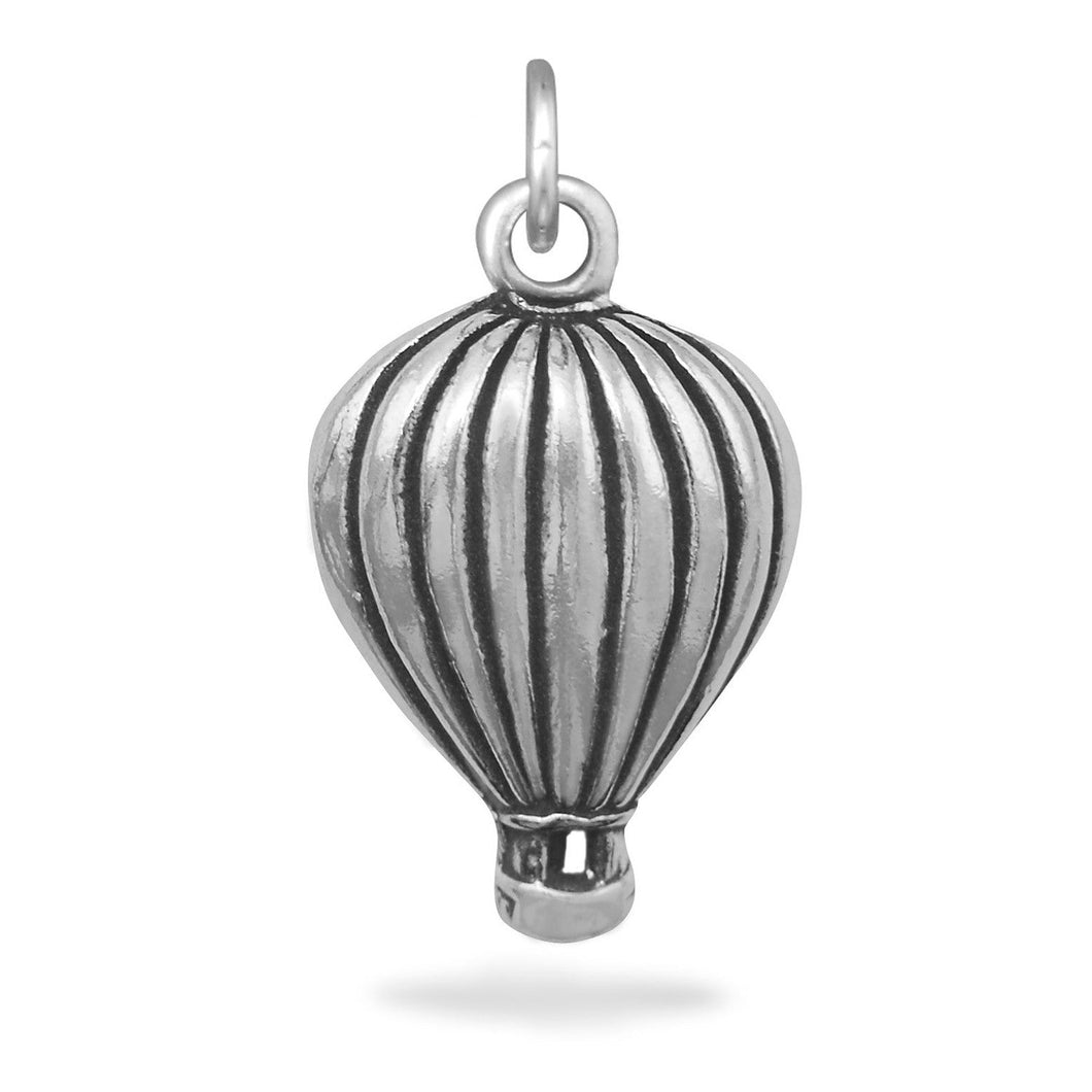 Oxidized Hot Air Balloon Charm