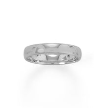 Load image into Gallery viewer, Rhodium Plated 4mm Band
