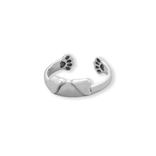 Load image into Gallery viewer, Oxidized Floppy Dog Ear Wrap Ring

