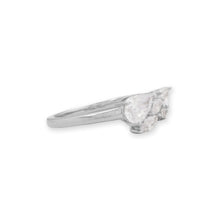 Load image into Gallery viewer, Rhodium Plated CZ Cluster Ring
