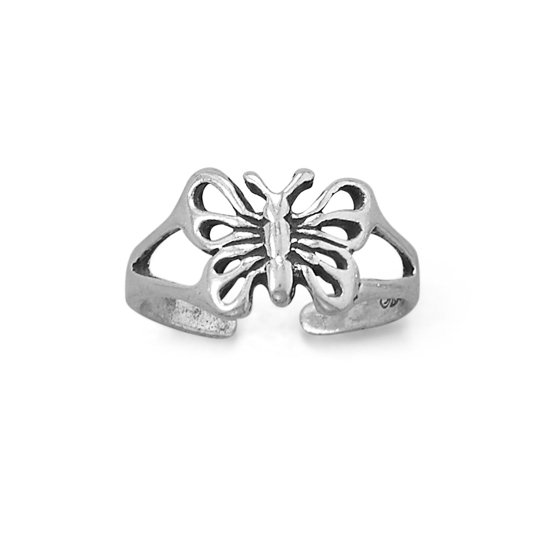 Sweet Butterfly Toe Ring