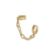 Load image into Gallery viewer, 14 Karat Gold Plated Cuff and Hoop Earring
