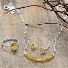 Load image into Gallery viewer, Oval Citrine Earrings
