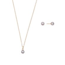 Load image into Gallery viewer, 14/20 Gold Filled Natural Color Cultured Freshwater Pearl Set
