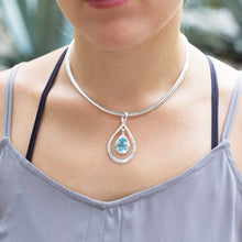 Load image into Gallery viewer, 4mm Domed Omega Necklace
