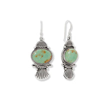 Load image into Gallery viewer, Native American Turquoise Earrings
