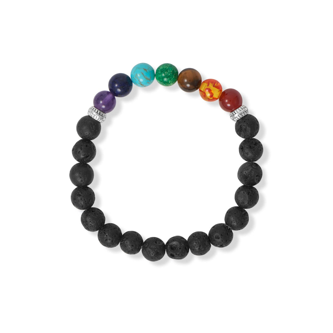 Gemstone Fashion Stretch Bracelet